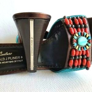 Donald J Pliner Women's High Heel 👡 Flip Flops